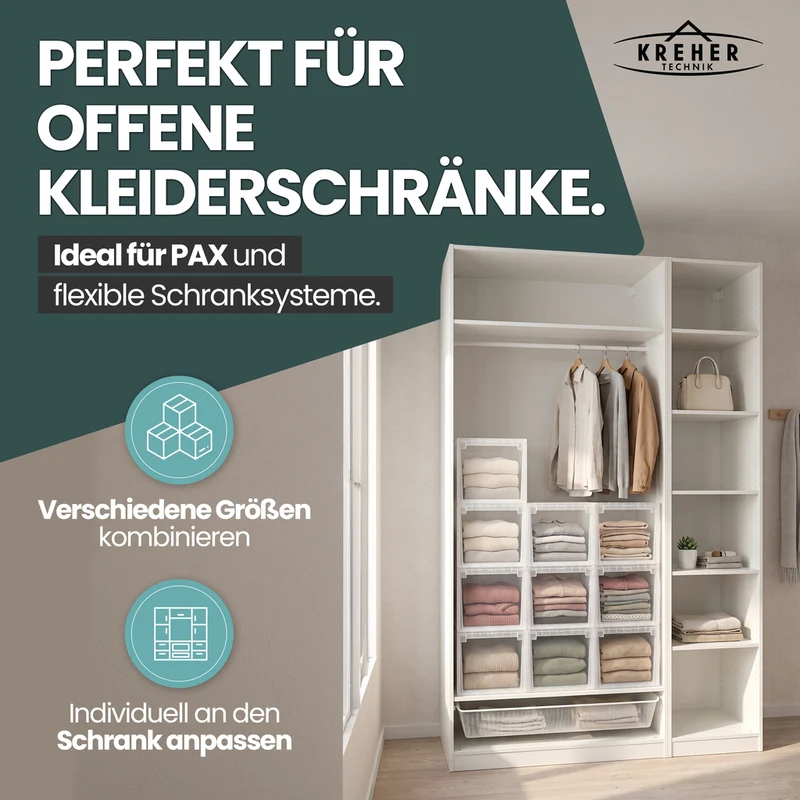 Bundle: 2 x Schubladenbox XL52 + 1 x Schubladenbox XXL 52