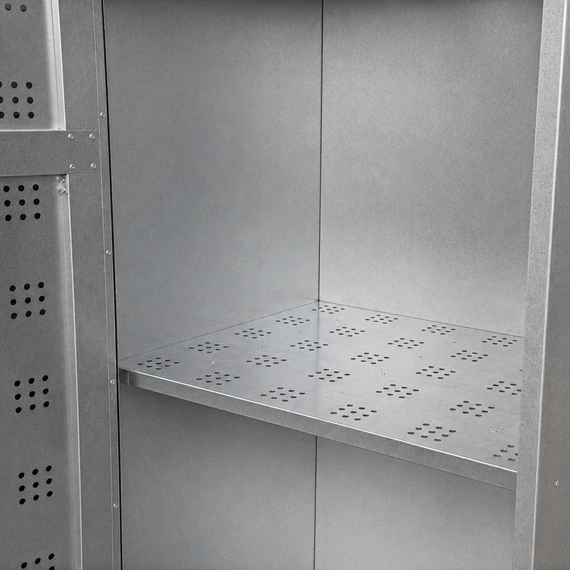 Propangasflaschenschrank – 840 x 690 x 1500 mm – verzinkt