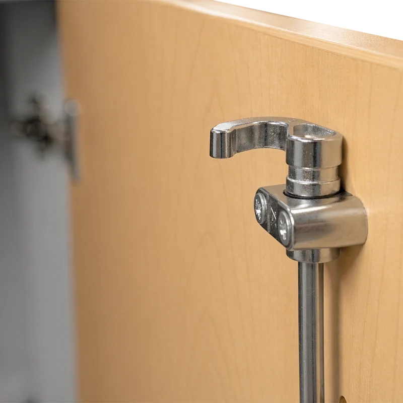 Aktenschrank Stahl & Holz – 2 OH (inkl. Abdeckplatte in Grau)