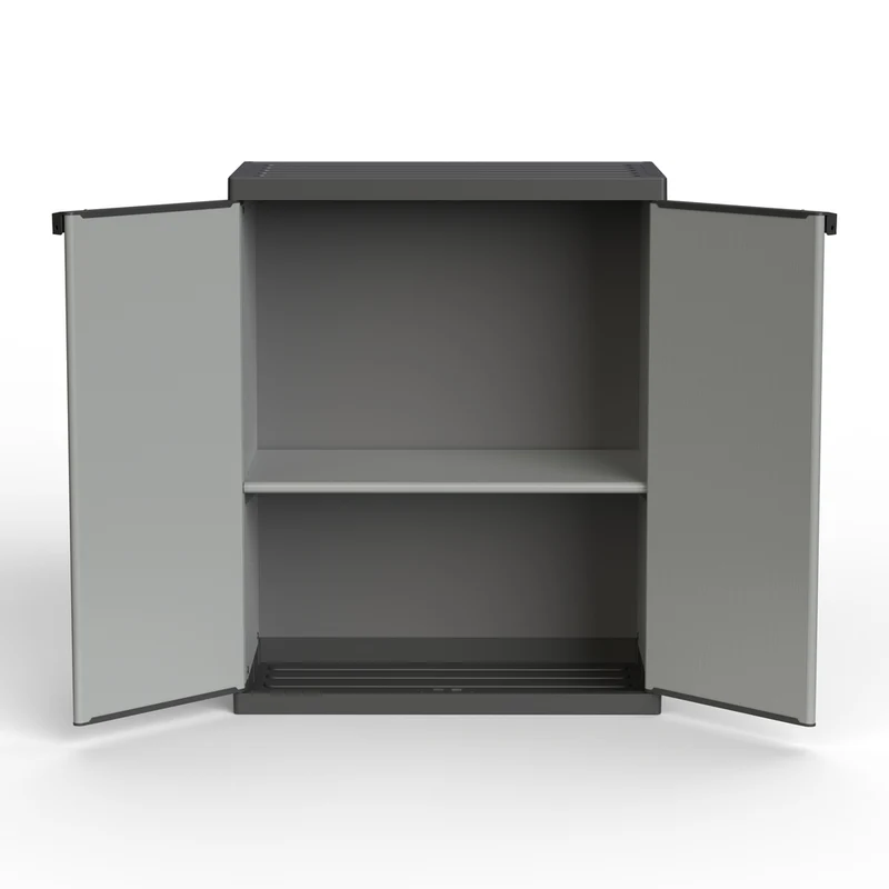 Kunststoffschrank 'Armadio' 68 x 38,5 x 85 cm - Beistellschrank mit 1 Einlegeboden