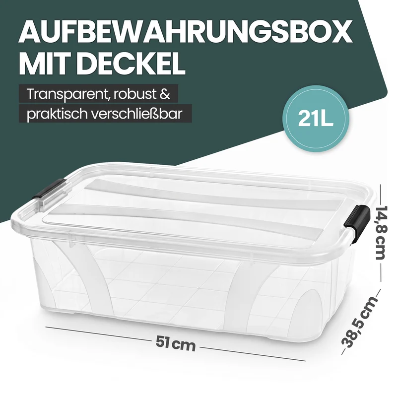 Master Box mit Deckel in verschiedenen Größen (Größe wählbar)