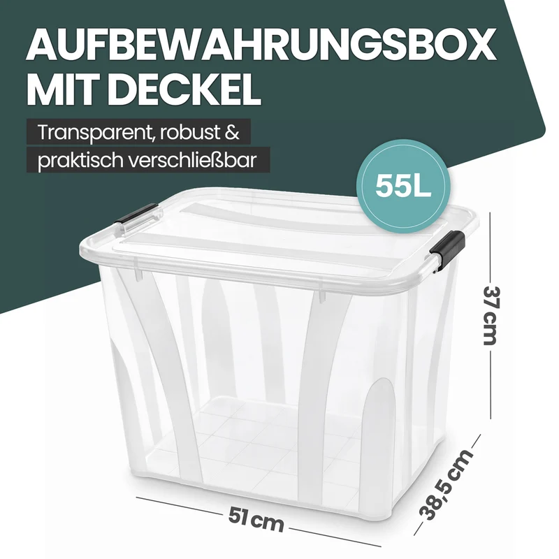 Master Box mit Deckel in verschiedenen Größen (Größe wählbar)