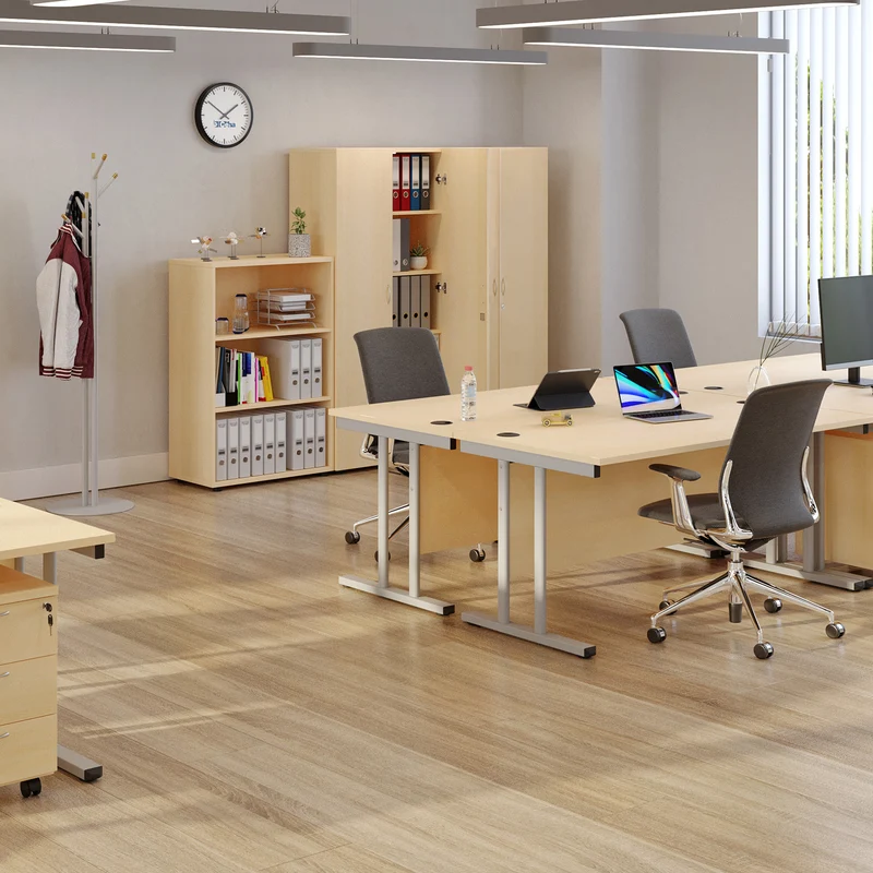 Aktenregal aus Holz – 800 x 375 x 740 (2 OH) – Ahorn