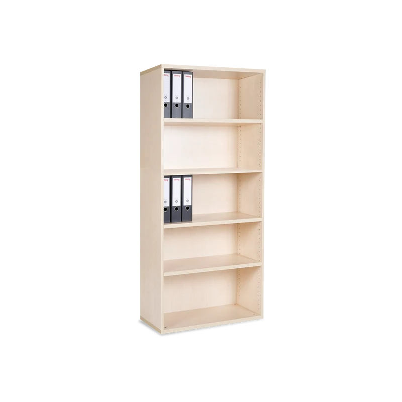 Aktenregal aus Holz – 800 x 375 x 1800 (5 OH) – Ahorn