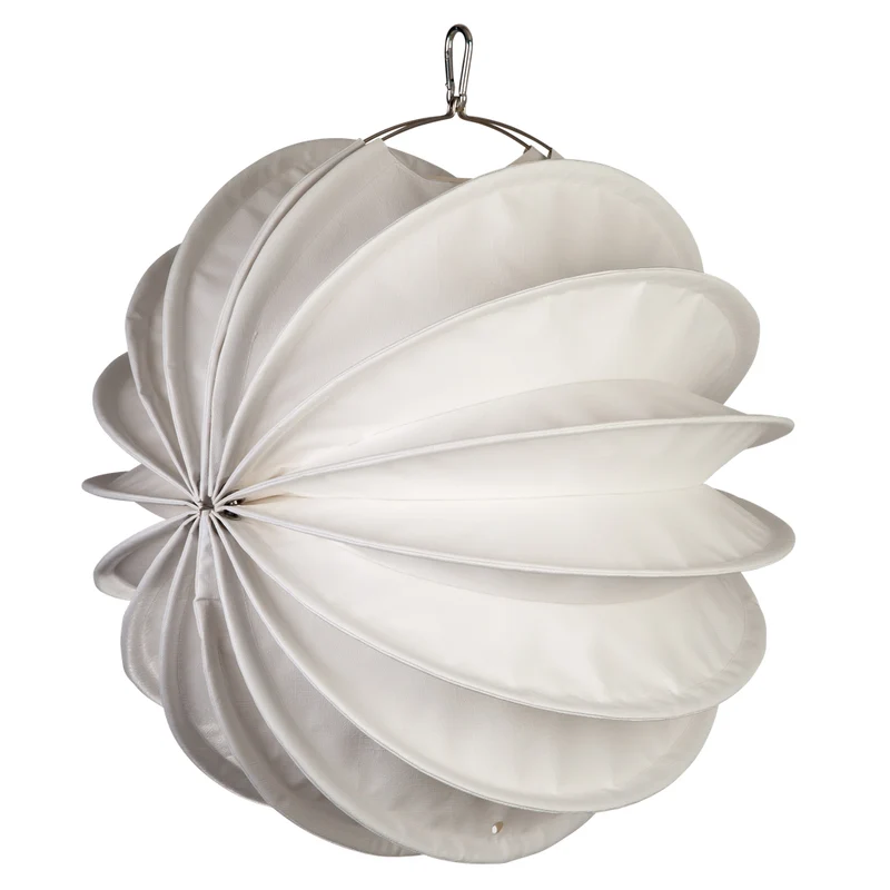 Barlooon® Outdoor Lampion - Wetterfeste Hängeleuchte für Garten, Terrasse & Balkon - Ø 30 cm / 50 cm (Größe S/M) in Weiß, Creme Beige, Flieder & Pink