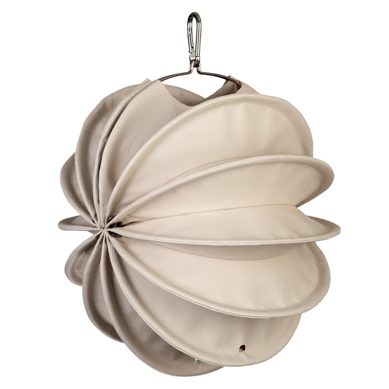 Barlooon® Outdoor Lampion - Wetterfeste Hängeleuchte für Garten, Terrasse & Balkon - Ø 30 cm / 50 cm (Größe S/M) in Weiß, Creme Beige, Flieder & Pink