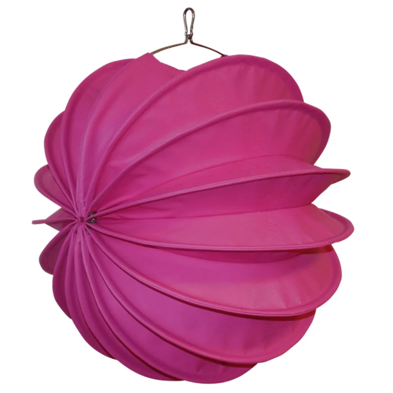 Barlooon® Outdoor Lampion - Wetterfeste Hängeleuchte für Garten, Terrasse & Balkon - Ø 30 cm / 50 cm (Größe S/M) in Weiß, Creme Beige, Flieder & Pink