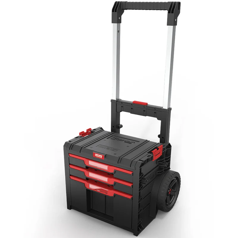 Q-BRICK PRO - Mobiler Werkstattwagen: 3er Set V17