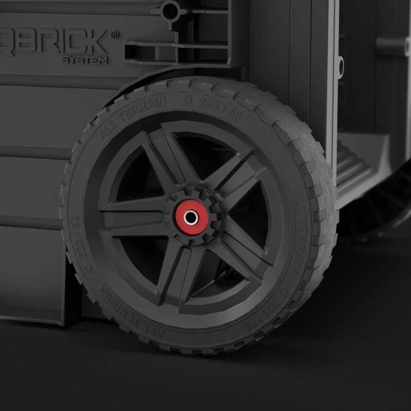 Q-BRICK PRO - Mobiler Werkstattwagen: 3er Set V17