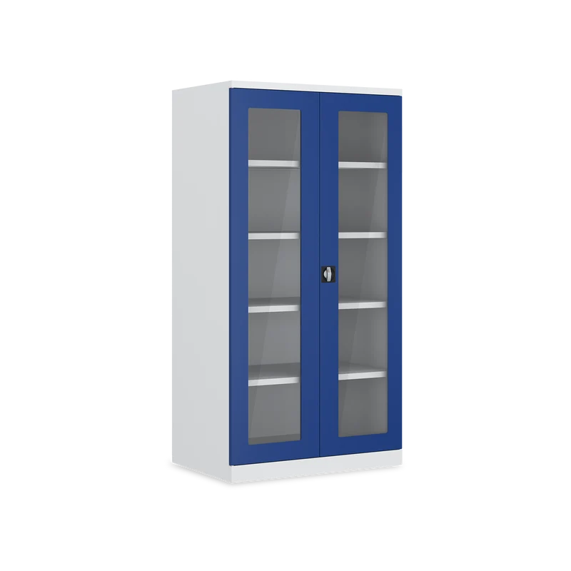 Schwerlastschrank (150 kg) mit Sichtfenster (1000 x 665 x 1945 mm)