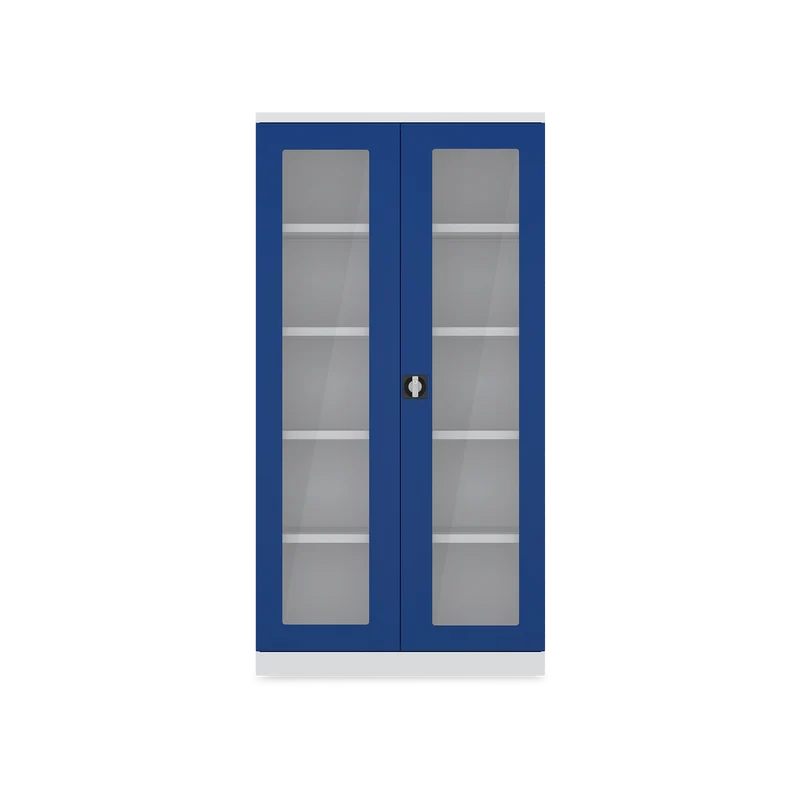 Schwerlastschrank (150 kg) mit Sichtfenster (1000 x 500 x 1945 mm)