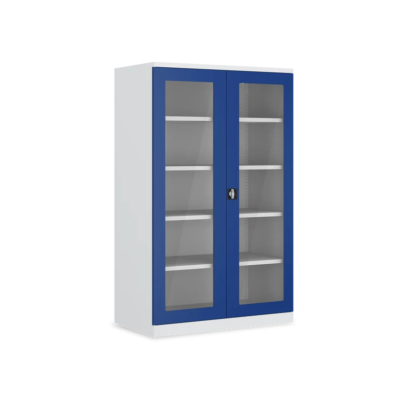 Schwerlastschrank (150 kg) mit Sichtfenster (1200 x 665 x 1945 mm)