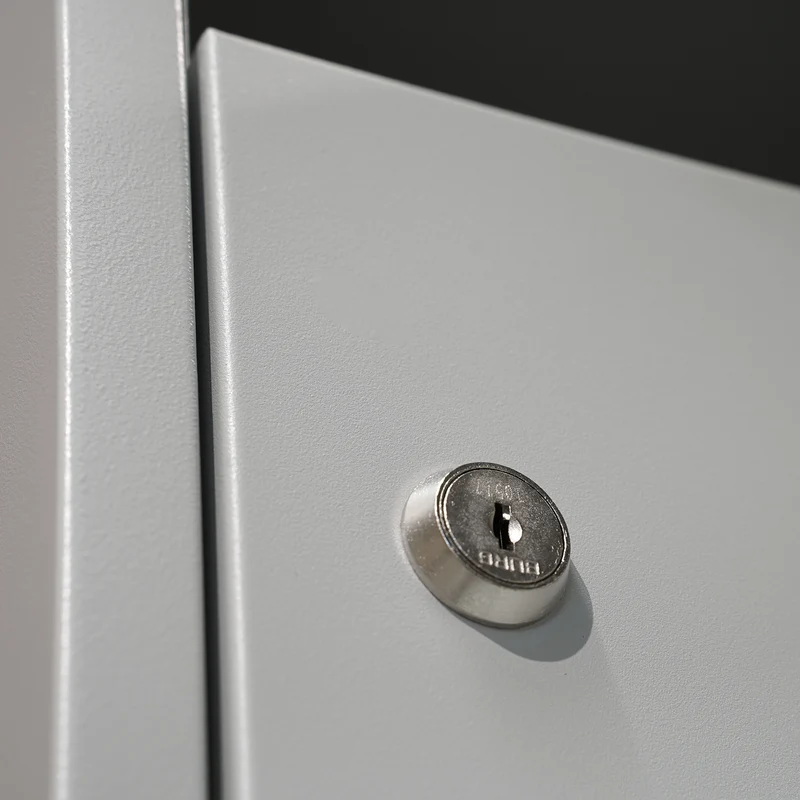 Laptopschrank mit 10 Fächern & Steckdosen