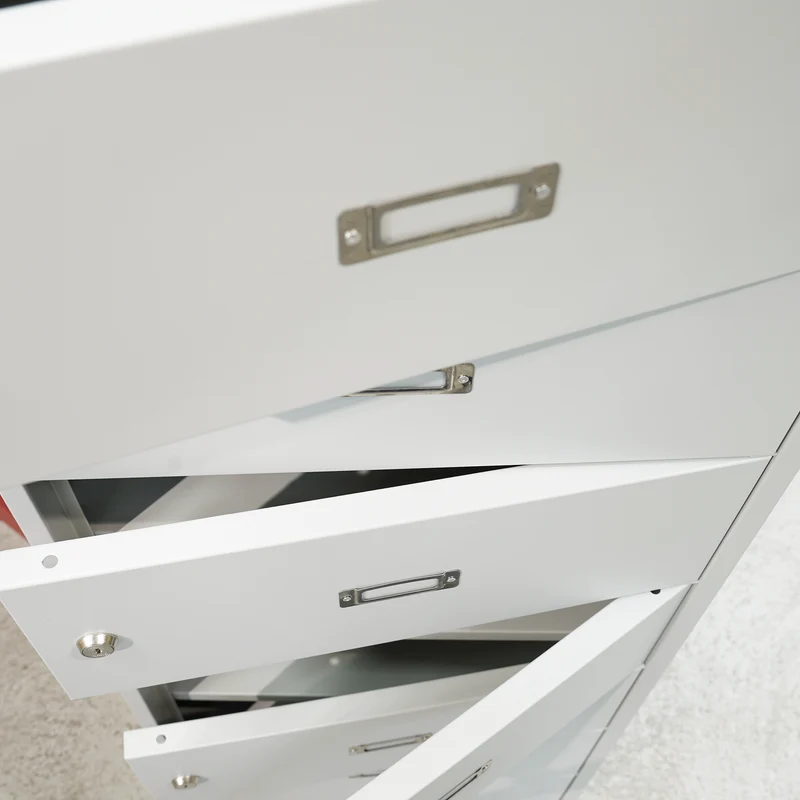 Laptopschrank mit 10 Fächern & Steckdosen