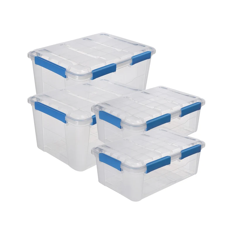 Set-Angebot: Wasserdichte Box (IP67) mit Deckel in verschiedenen Größen (Set wählbar)