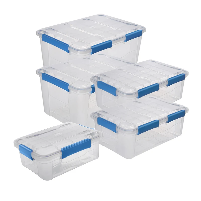 Set-Angebot: Wasserdichte Box (IP67) mit Deckel in verschiedenen Größen (Set wählbar)