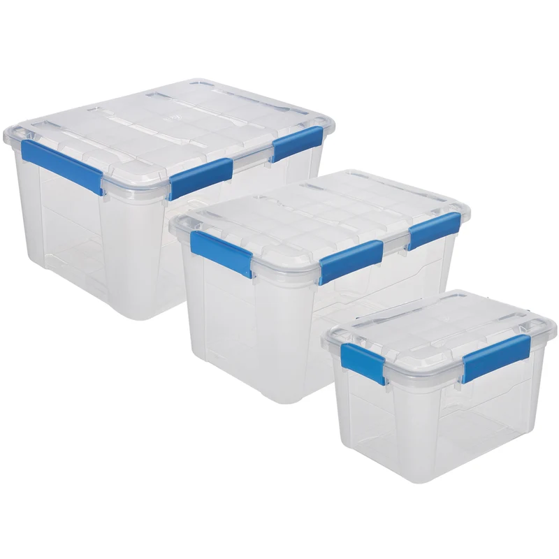 Set-Angebot: Wasserdichte Box (IP67) mit Deckel in verschiedenen Größen (Set wählbar)
