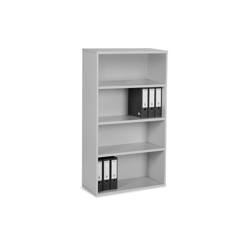Aktenregal aus Holz – 800 x 375 x 1445 (4 OH) – Grau