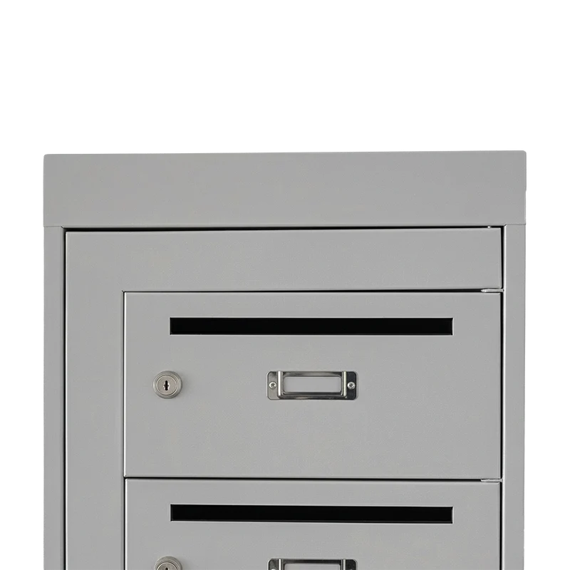 Stahl-Postverteilerschrank 10 Fächer mit Zentraltür