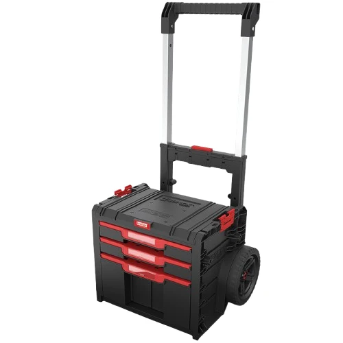 Q-BRICK PRO - Mobiler Werkstattwagen, Variante: Cart 2.0 PRO Drawer 3