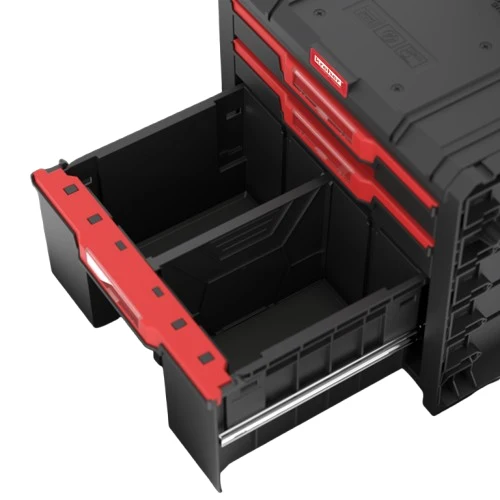 Q-BRICK PRO - Mobiler Werkstattwagen, Variante: Cart 2.0 PRO Drawer 3