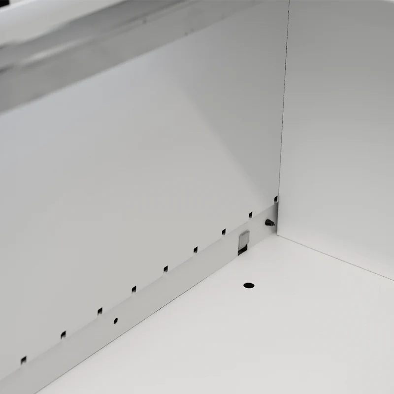Stahl-Hängeregisterschrank (4 Schübe) – Doppelbahnig in Lichtgrau
