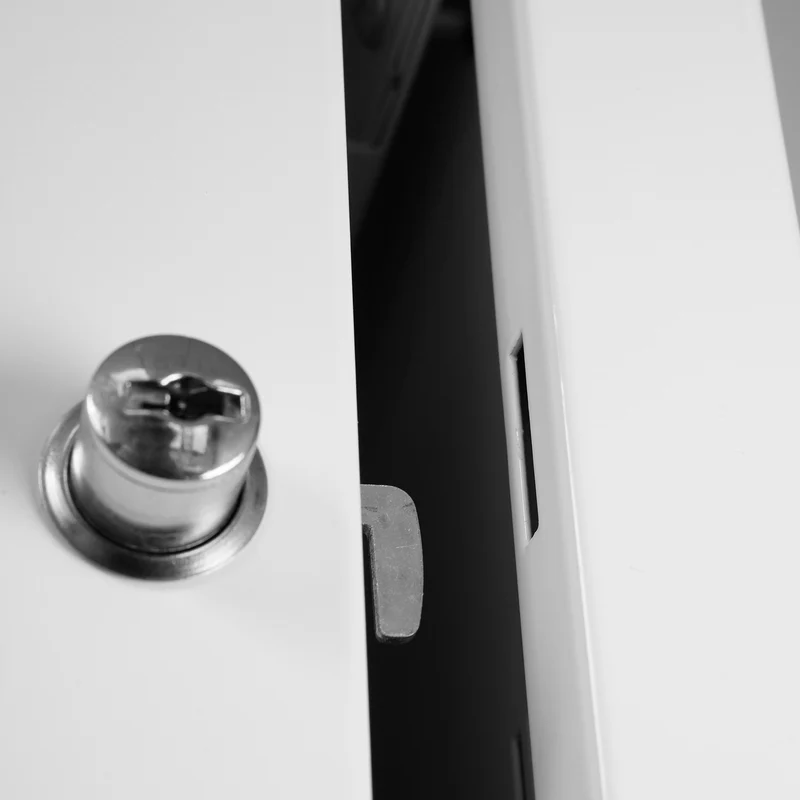 Akustik Schiebetürenschrank | 1600 x 500 x 1600 (4 OH) – Reinweiß