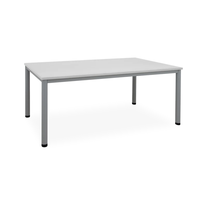 Schreib- & Besprechungstisch (diverse Maße) – G: Weißaluminium