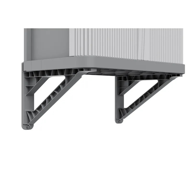 Rolladenschrank "Rolling Space" in Grau (Modelle wählbar)