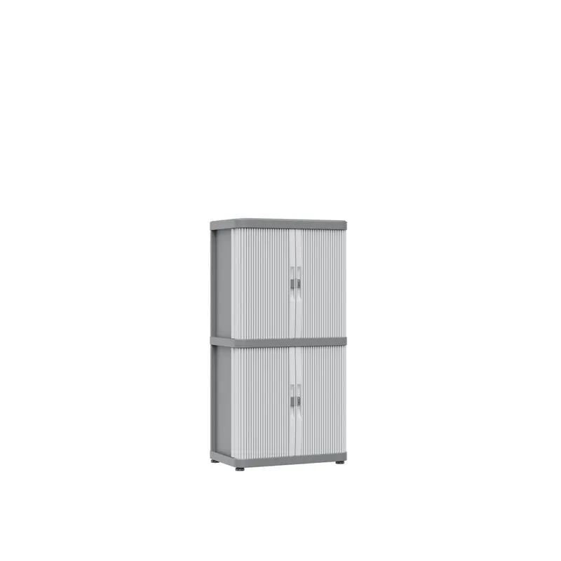 Rolladenschrank "Rolling Space" in Grau (Modelle wählbar)