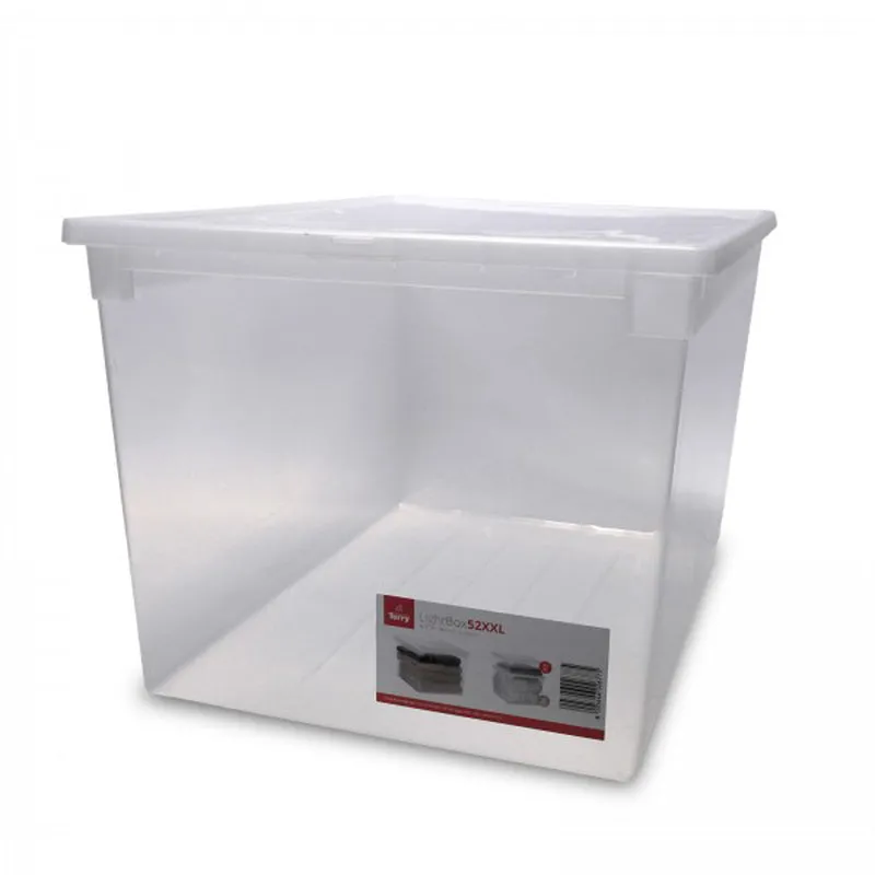 Set: 2 x LightBox 52 XXL mit Deckel, extra hoch, 50 Liter