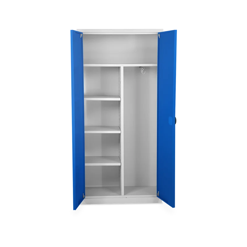 Kleideraktenschrank – 920 x 420 (5 OH) – Korpus in Lichtgrau