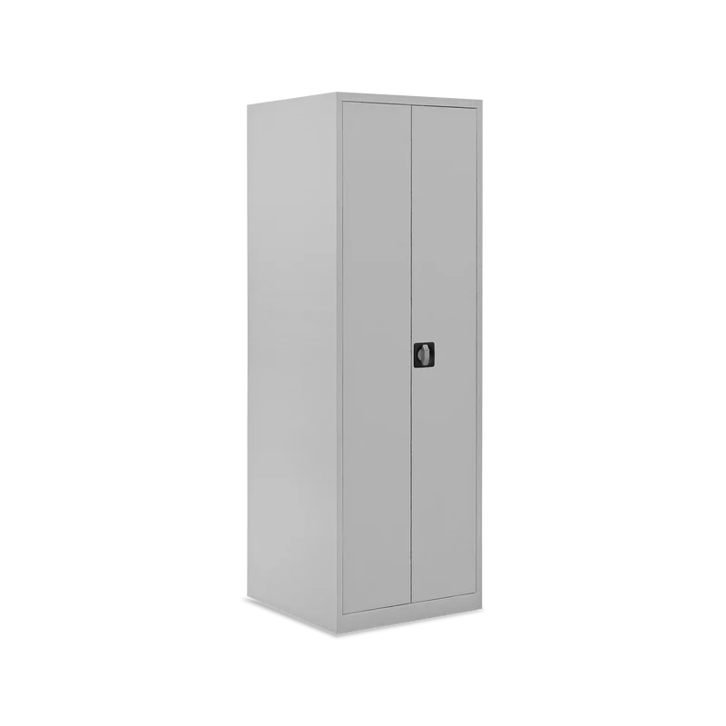 Kompakter Stahlschrank – 600 x 600 (4,5 OH) – Korpus in Lichtgrau