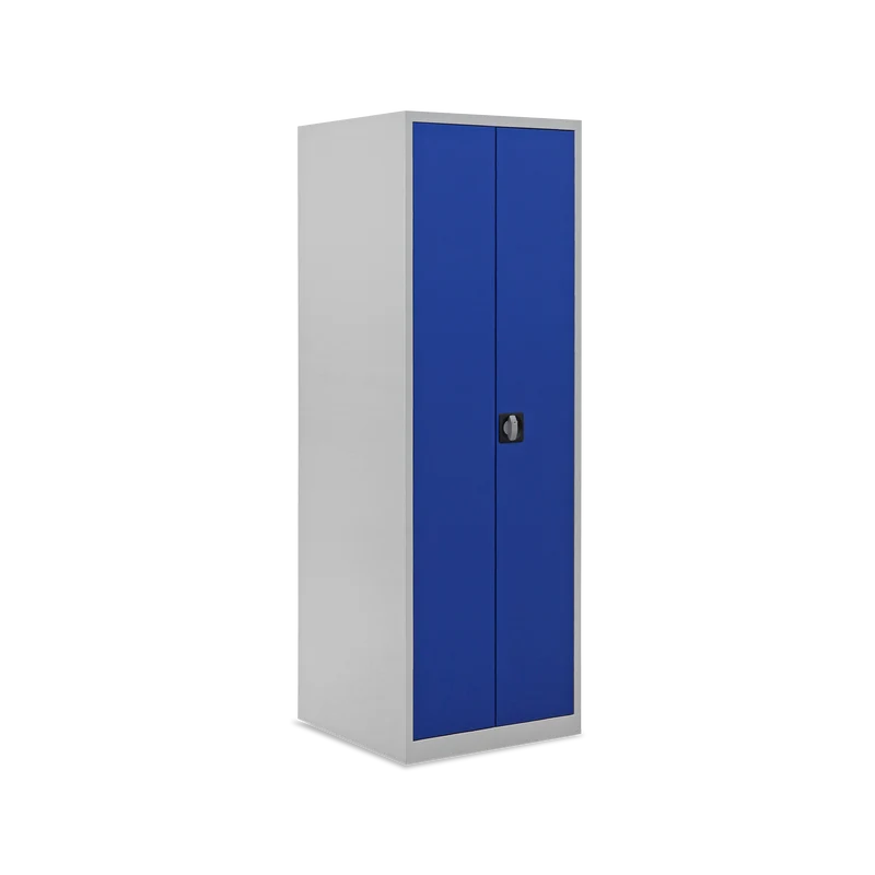 Kompakter Stahlschrank – 600 x 600 (4,5 OH) – Korpus in Lichtgrau