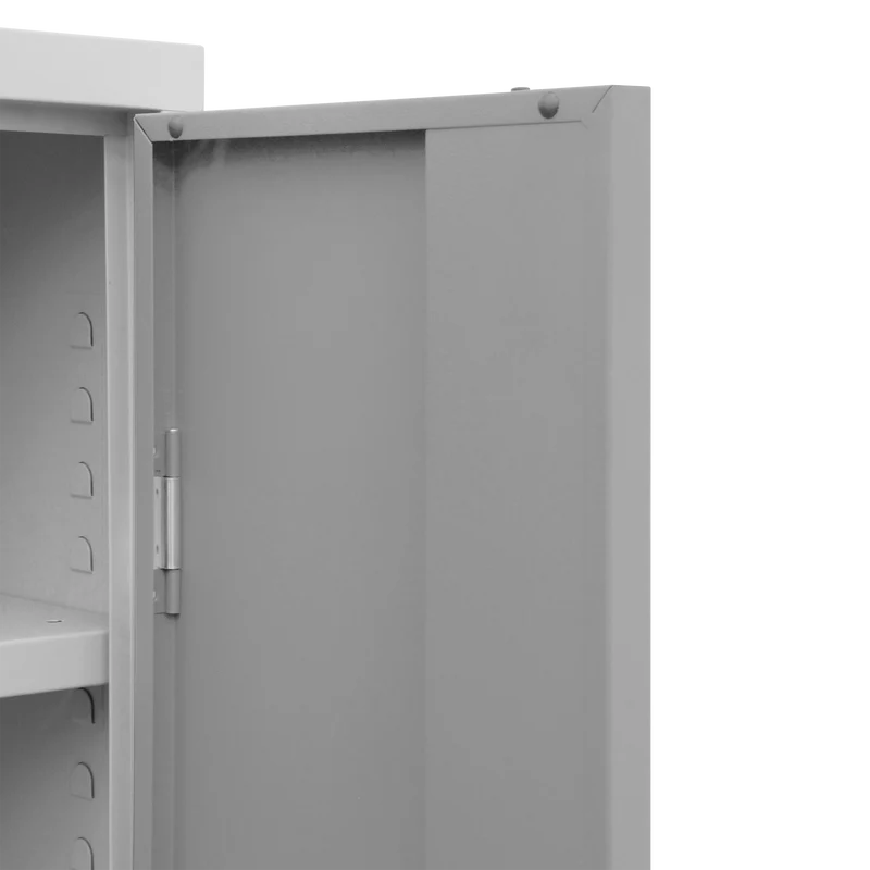 Kompakter Stahlschrank – 600 x 600 (4,5 OH) – Korpus in Lichtgrau