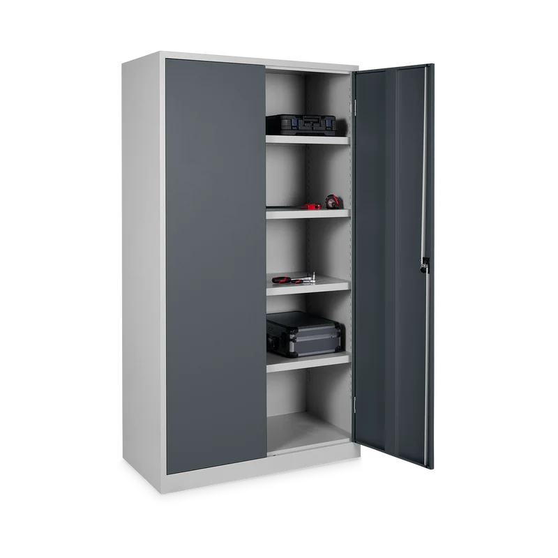 Werkzeugschrank – 920 x 600 (5 OH) – Korpus in Lichtgrau