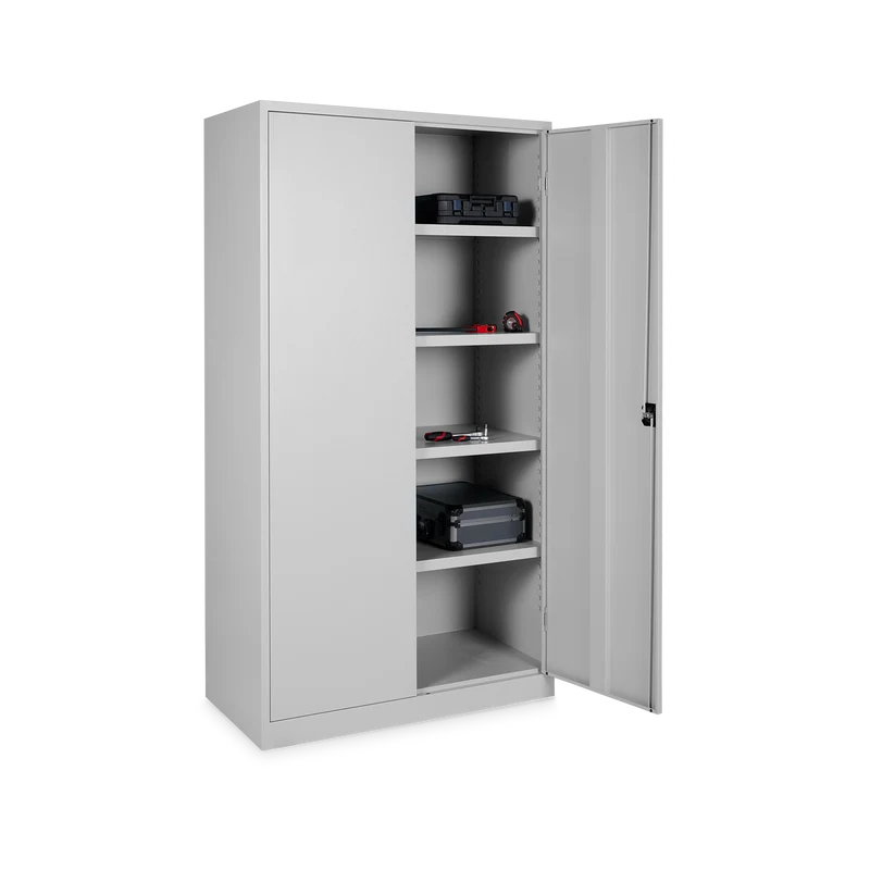 Stahlschrank – 920 x 500 (5 OH) – Korpus in Lichtgrau