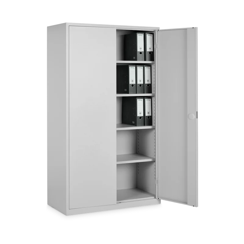 Aktenschrank aus Stahl – 1200 x 420 (5 OH) – Korpus in Lichtgrau
