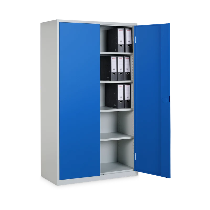 Aktenschrank aus Stahl – 1200 x 420 (5 OH) – Korpus in Lichtgrau