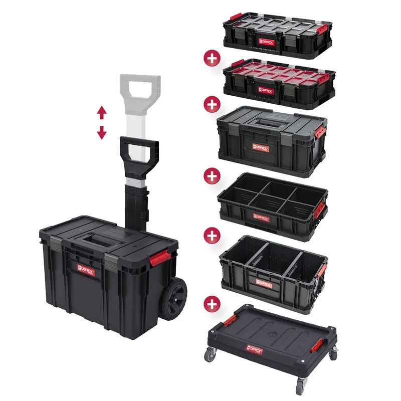 Q-BRICK TWO - Mobiler Werkstattwagen / Werkzeugtrolley (Modular wählbar)