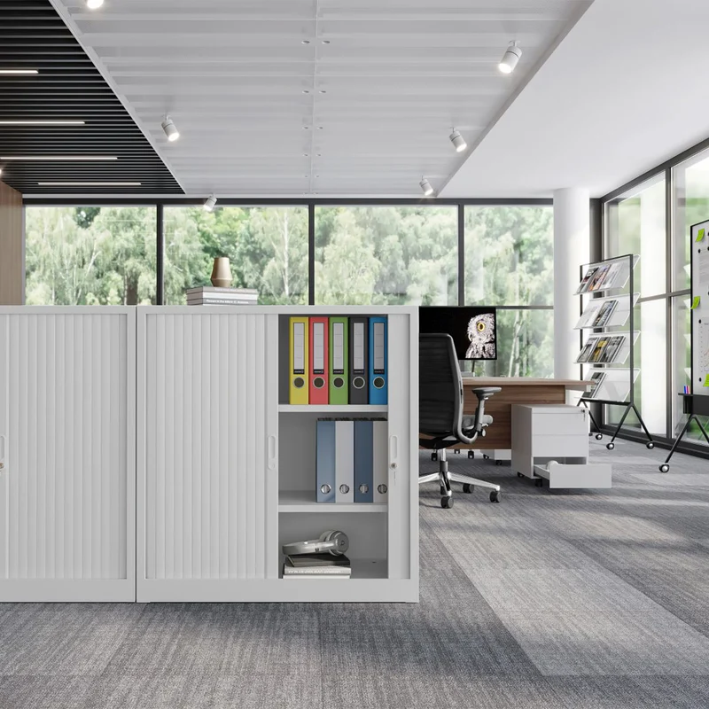 Stahl-Rollladenschrank (2,5 OH) – Korpus in Signalweiß