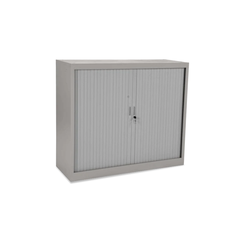 Stahl-Rollladenschrank (2,5 OH) – Korpus in Weißaluminium
