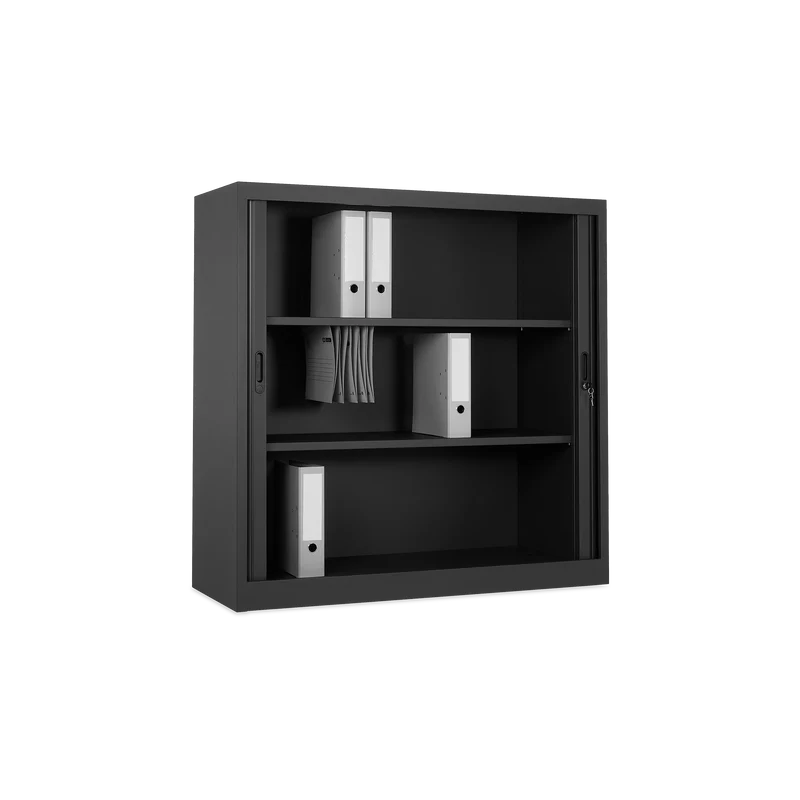 Stahl-Rollladenschrank (2,5 OH) – Korpus in Tiefschwarz