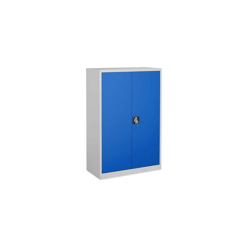 Aktenschrank aus Stahl – 800 x 380 (2,5 OH) – Korpus in Lichtgrau