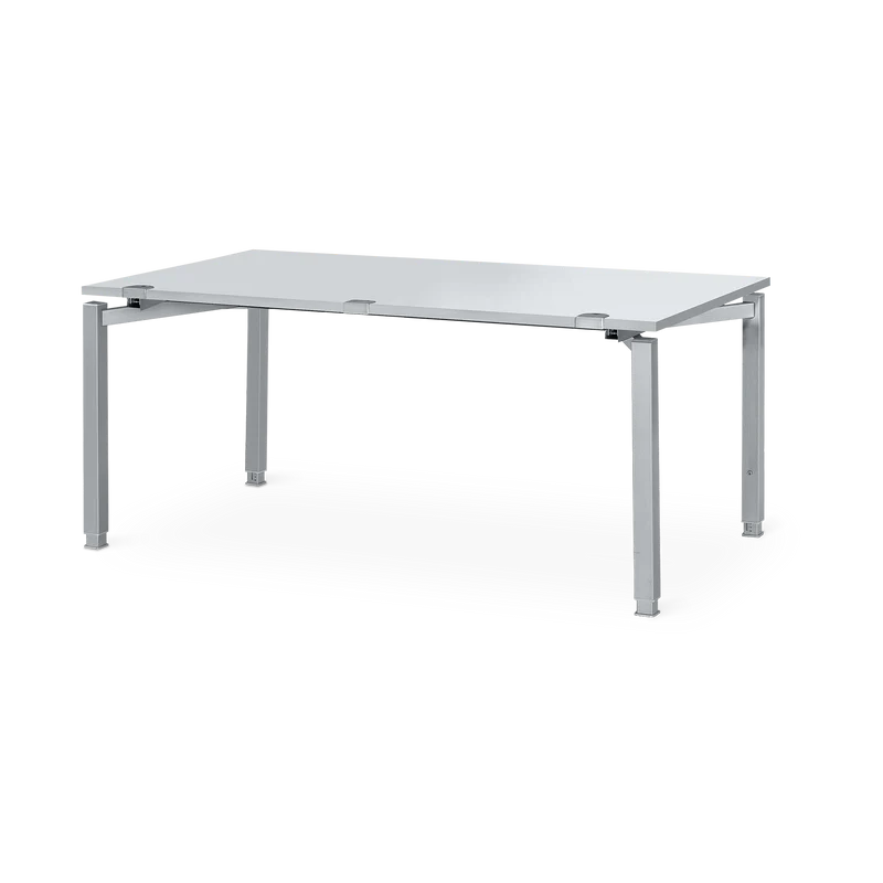 Schreibtisch manuell höhenverstellbar (Optional mit Sichtblende)