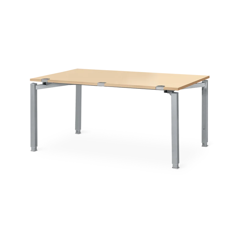 Schreibtisch manuell höhenverstellbar (Optional mit Sichtblende)