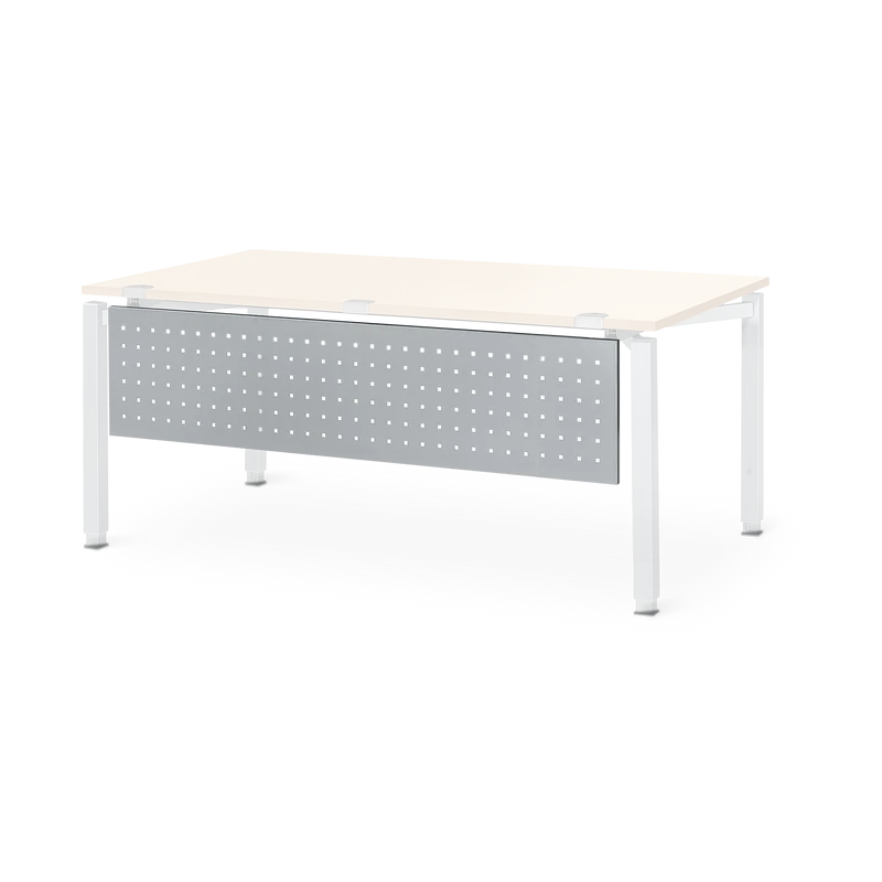 Sichtblende für Schreibtisch manuell höhenverstellbar