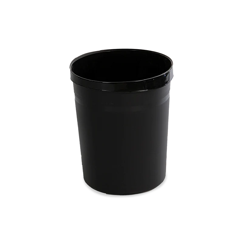 Kunststoff Papierkorb (18 Liter) - Schwarz & Robust