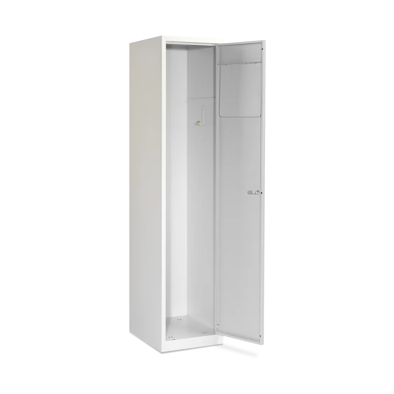 Wäschesammelschrank in Lichtgrau