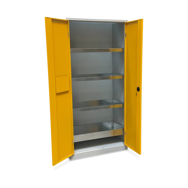 Umweltschrank (920 mm Breit) mit 4 Wannen